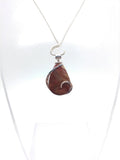 Earth Toned Royal Imperial Jasper Pendant in Sterling Silver