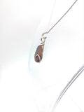 Earth Toned Royal Imperial Jasper Pendant in Sterling Silver