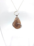 Earth Toned Royal Imperial Jasper Pendant in Sterling Silver