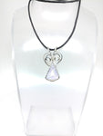 Lavender Moon Quartz Elven Pendant