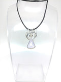 Lavender Moon Quartz Elven Pendant