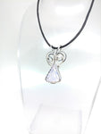 Lavender Moon Quartz Elven Pendant