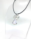 Lavender Moon Quartz Elven Pendant