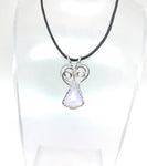 Lavender Moon Quartz Elven Pendant