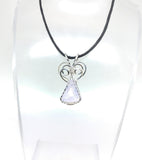 Lavender Moon Quartz Elven Pendant
