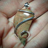 Oregon Morrisonite Picture Jasper Pendant in Sterling Silver