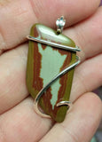 Oregon Owyhee Picture Jasper Pendant in Sterling Silver